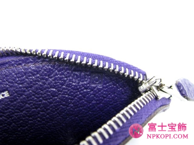 エルメスエヴリンコインケース（小銭入れ）イリス（シルバー金具）HERMES328049